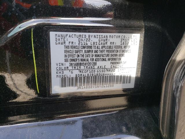 Photo 9 VIN: 3N1AB8BV5NY261288 - NISSAN SENTRA S 