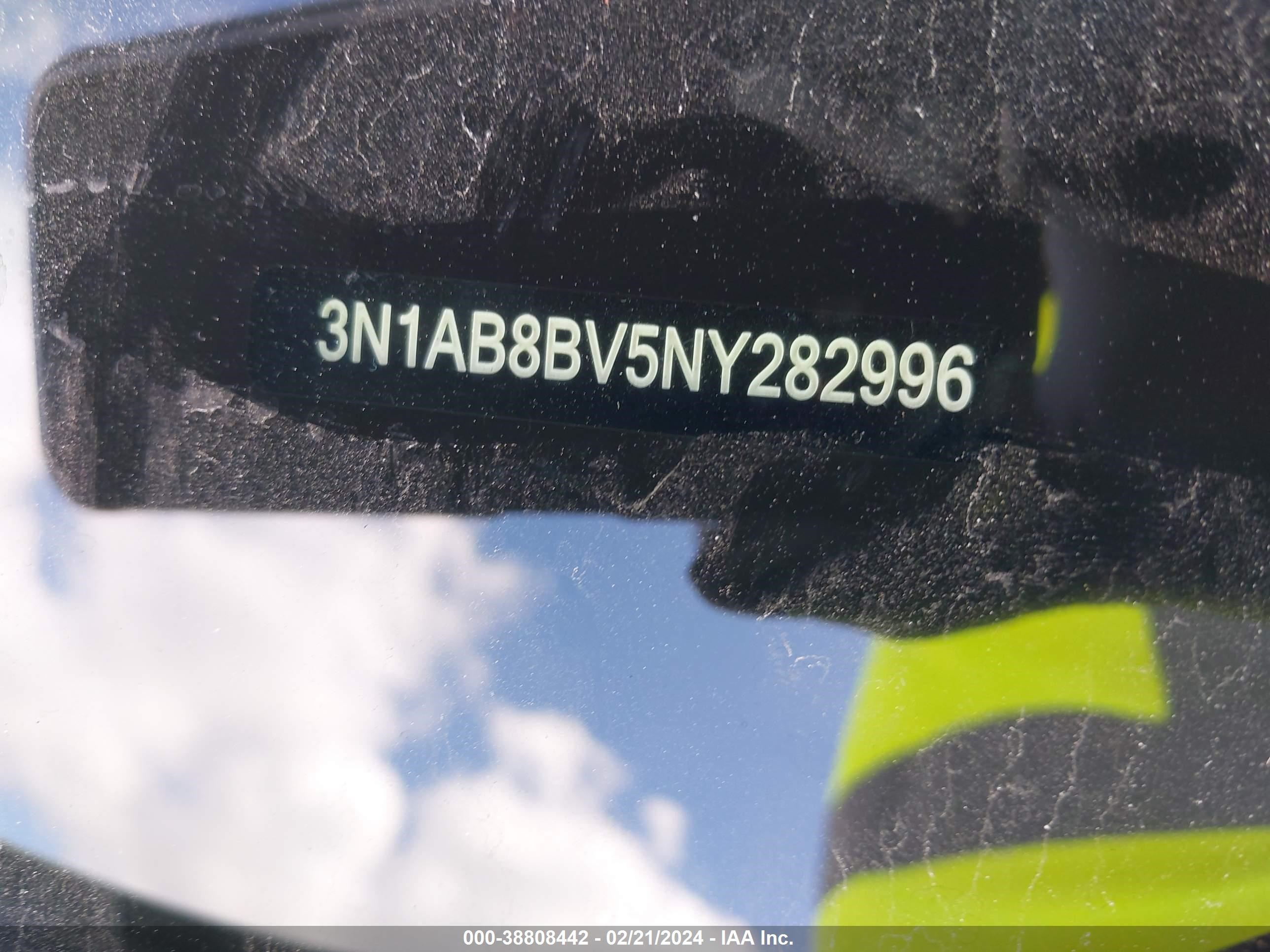 Photo 8 VIN: 3N1AB8BV5NY282996 - NISSAN SENTRA 