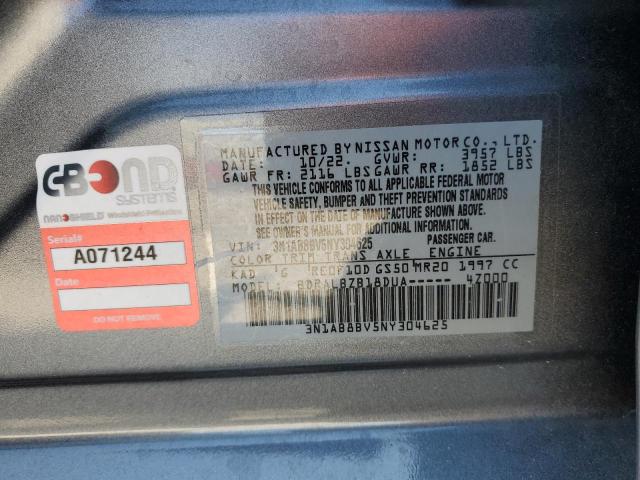 Photo 11 VIN: 3N1AB8BV5NY304625 - NISSAN SENTRA S 