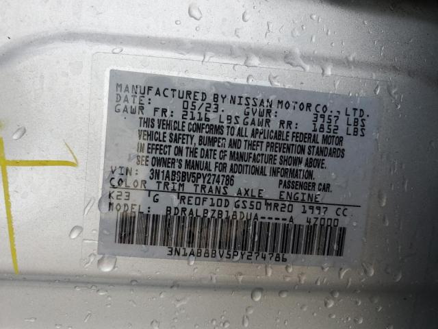 Photo 11 VIN: 3N1AB8BV5PY274786 - NISSAN SENTRA S 