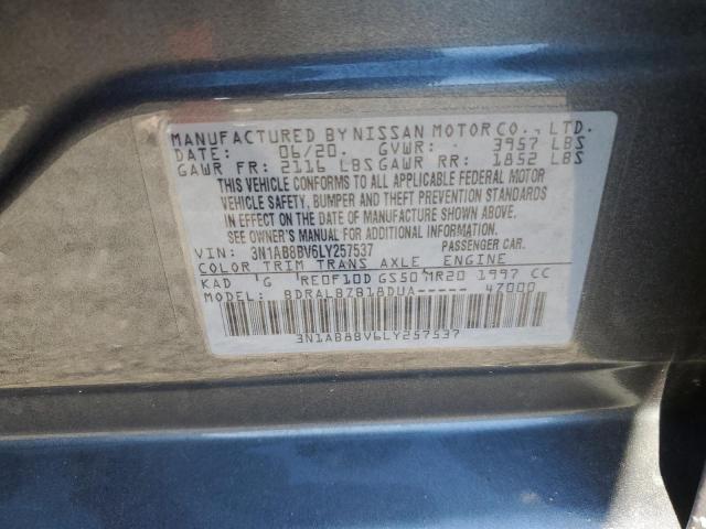 Photo 11 VIN: 3N1AB8BV6LY257537 - NISSAN SENTRA 