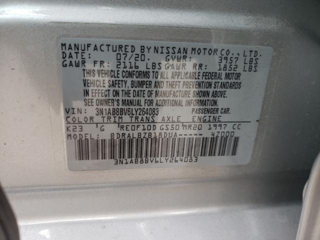 Photo 9 VIN: 3N1AB8BV6LY264083 - NISSAN SENTRA S 