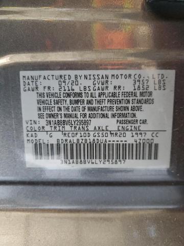 Photo 11 VIN: 3N1AB8BV6LY295897 - NISSAN SENTRA S 