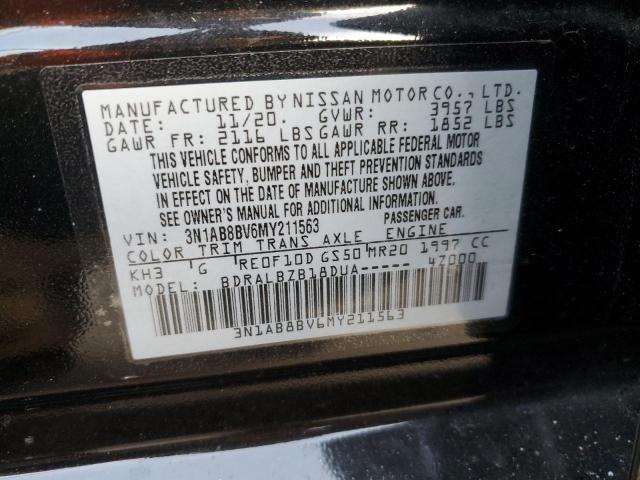 Photo 11 VIN: 3N1AB8BV6MY211563 - NISSAN SENTRA S 