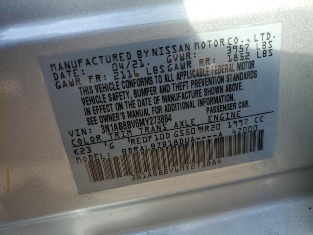 Photo 9 VIN: 3N1AB8BV6MY273884 - TOYOTA SENTRA 