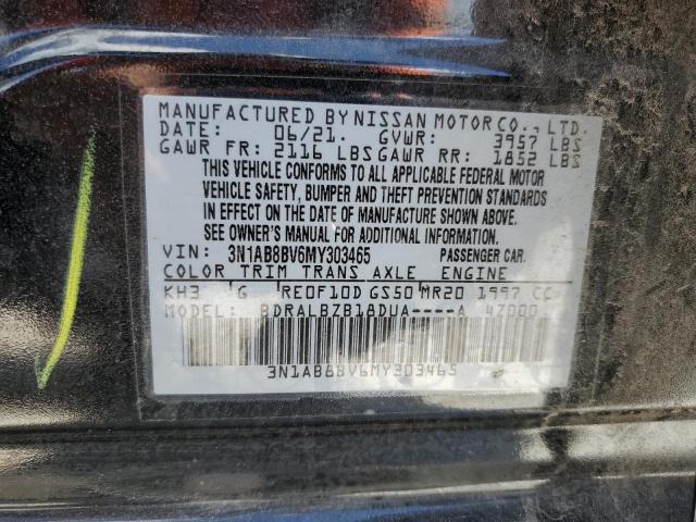 Photo 12 VIN: 3N1AB8BV6MY303465 - NISSAN SENTRA S 