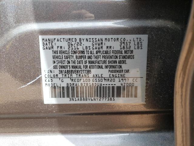 Photo 11 VIN: 3N1AB8BV6NY277385 - NISSAN SENTRA S 