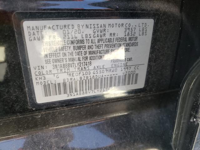 Photo 9 VIN: 3N1AB8BV7LY217418 - NISSAN SENTRA S 