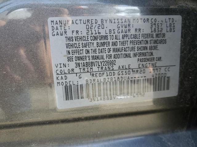 Photo 11 VIN: 3N1AB8BV7LY226992 - NISSAN SENTRA S 