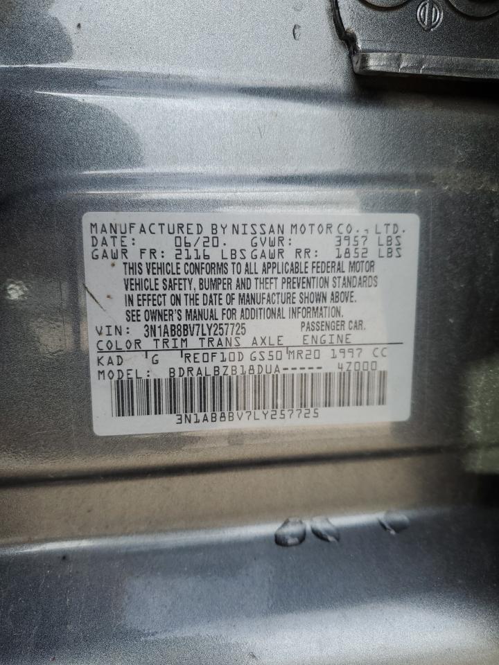 Photo 11 VIN: 3N1AB8BV7LY257725 - NISSAN SENTRA 