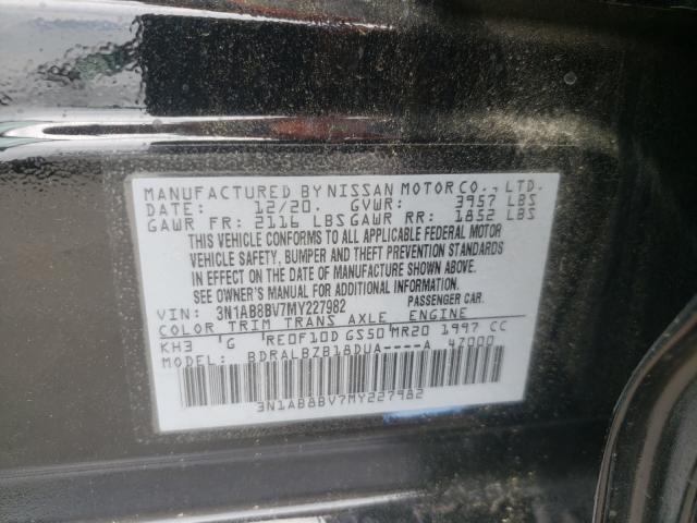 Photo 9 VIN: 3N1AB8BV7MY227982 - NISSAN SENTRA S 