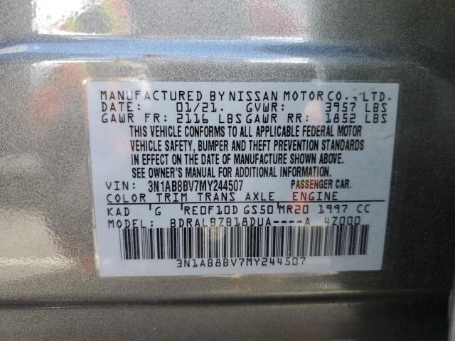 Photo 11 VIN: 3N1AB8BV7MY244507 - NISSAN SENTRA S 