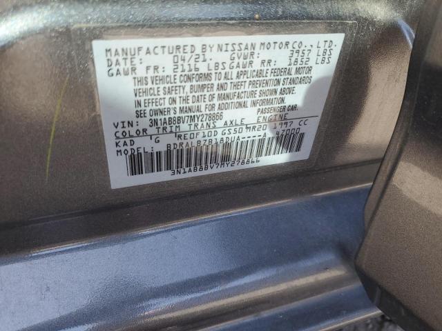 Photo 11 VIN: 3N1AB8BV7MY278866 - NISSAN SENTRA 