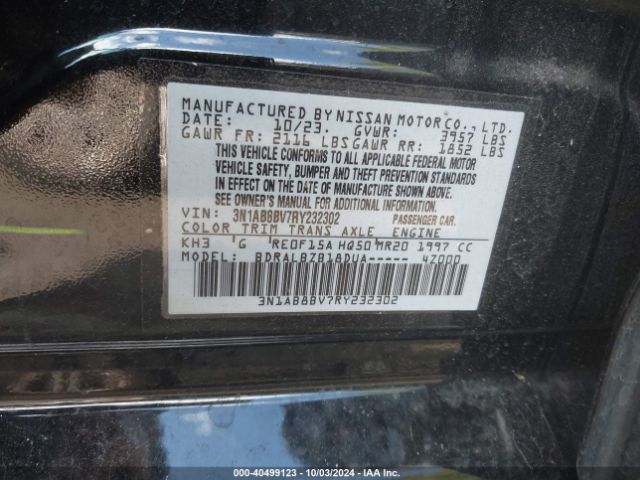 Photo 8 VIN: 3N1AB8BV7RY232302 - NISSAN SENTRA 