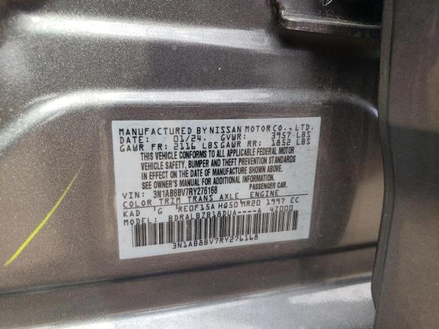 Photo 12 VIN: 3N1AB8BV7RY276168 - NISSAN SENTRA S 