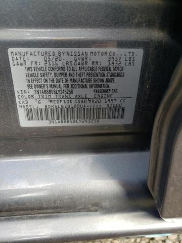 Photo 9 VIN: 3N1AB8BV8LY245258 - NISSAN SENTRA S 