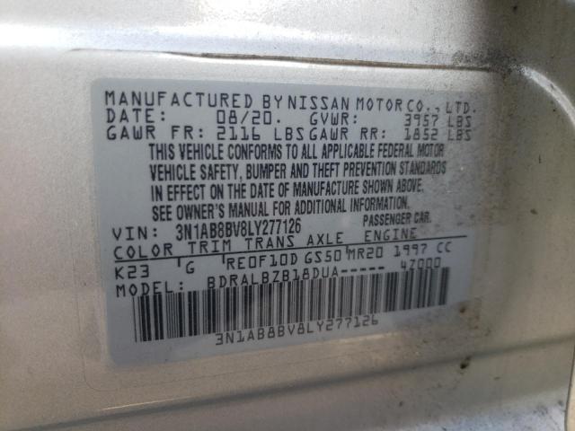 Photo 9 VIN: 3N1AB8BV8LY277126 - NISSAN SENTRA S 