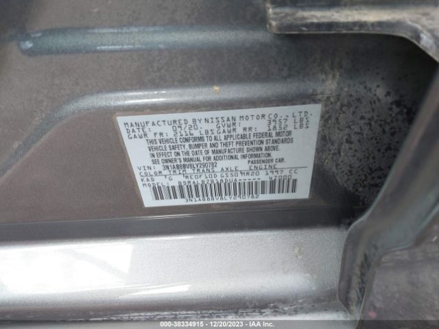 Photo 8 VIN: 3N1AB8BV8LY290782 - NISSAN SENTRA 