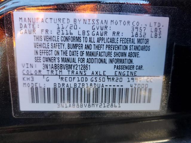 Photo 12 VIN: 3N1AB8BV8MY212861 - NISSAN SENTRA S 