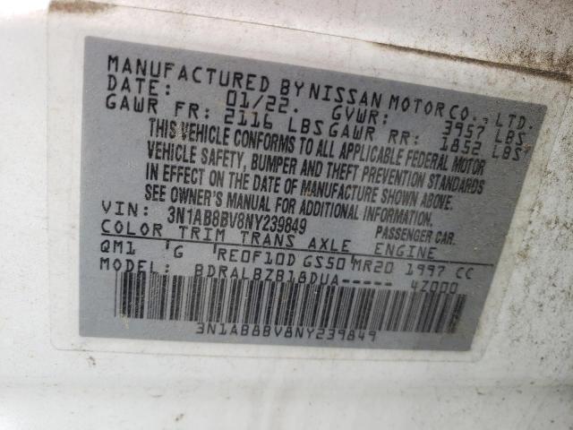 Photo 11 VIN: 3N1AB8BV8NY239849 - NISSAN SENTRA S 