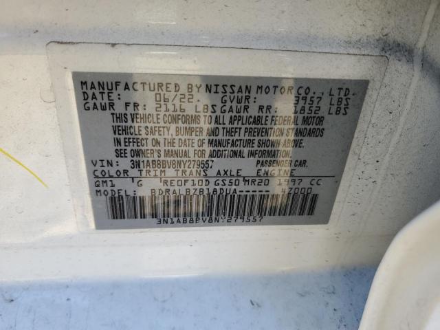 Photo 11 VIN: 3N1AB8BV8NY279557 - NISSAN SENTRA 