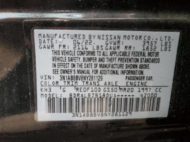 Photo 11 VIN: 3N1AB8BV8NY281129 - NISSAN SENTRA 