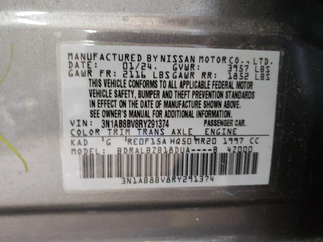 Photo 12 VIN: 3N1AB8BV8RY291374 - NISSAN SENTRA 