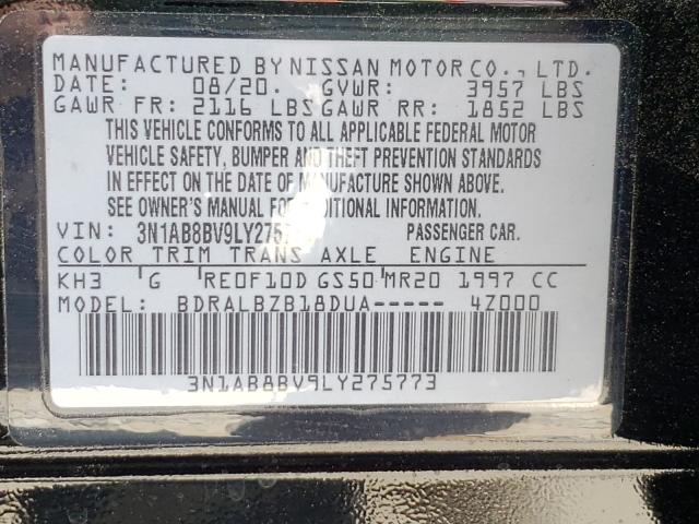 Photo 9 VIN: 3N1AB8BV9LY275773 - NISSAN SENTRA S 