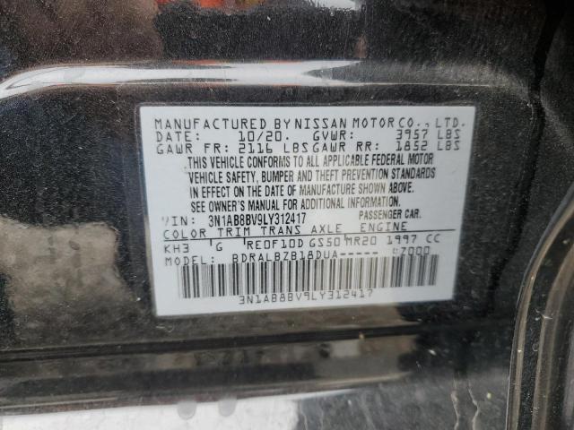 Photo 11 VIN: 3N1AB8BV9LY312417 - NISSAN SENTRA S 