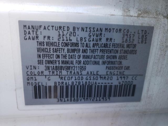 Photo 11 VIN: 3N1AB8BV9MY211959 - NISSAN SENTRA S 