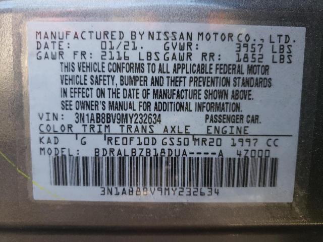 Photo 9 VIN: 3N1AB8BV9MY232634 - NISSAN SENTRA S 