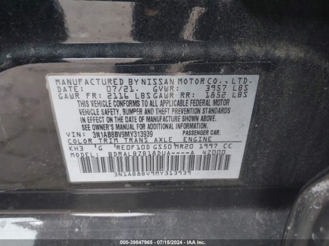 Photo 8 VIN: 3N1AB8BV9MY313939 - NISSAN SENTRA 