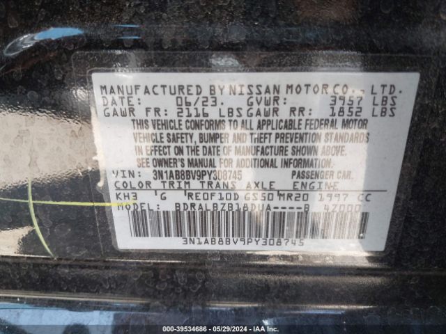 Photo 8 VIN: 3N1AB8BV9PY308745 - NISSAN SENTRA 