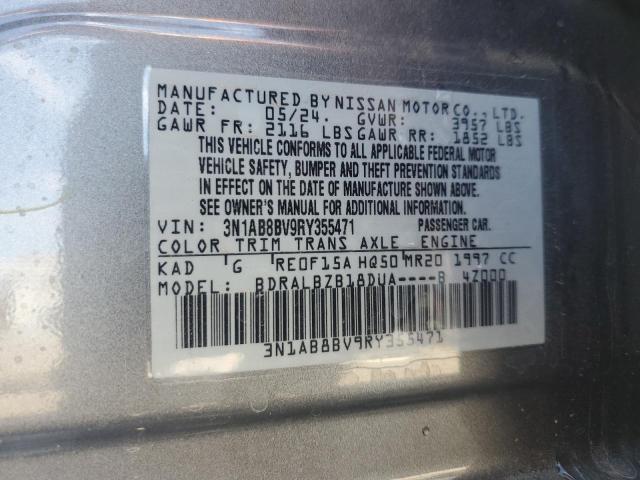 Photo 12 VIN: 3N1AB8BV9RY355471 - NISSAN SENTRA 