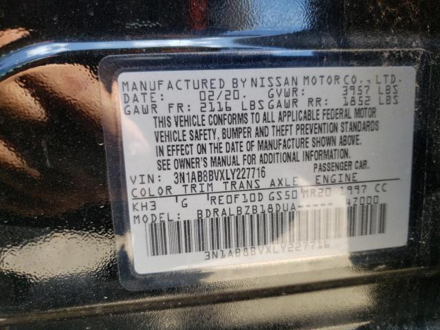 Photo 9 VIN: 3N1AB8BVXLY227716 - NISSAN SENTRA S 