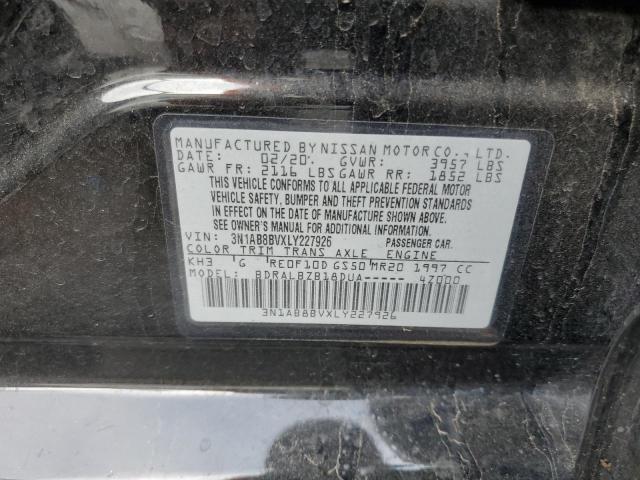 Photo 11 VIN: 3N1AB8BVXLY227926 - NISSAN SENTRA S 