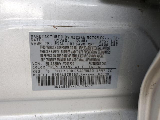 Photo 11 VIN: 3N1AB8BVXLY293229 - NISSAN SENTRA 