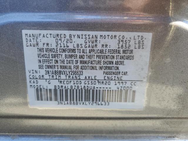 Photo 11 VIN: 3N1AB8BVXLY296633 - NISSAN SENTRA S 