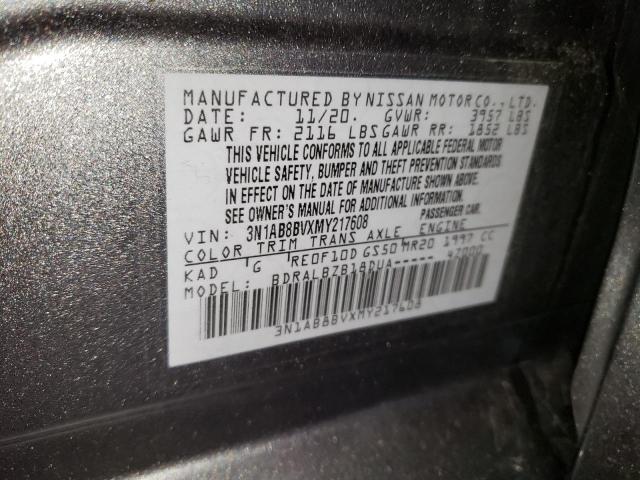 Photo 11 VIN: 3N1AB8BVXMY217608 - NISSAN SENTRA S 