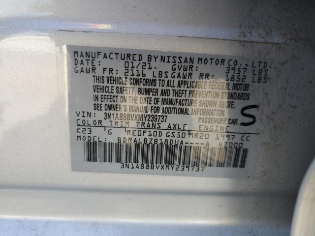 Photo 11 VIN: 3N1AB8BVXMY239737 - NISSAN SENTRA S 