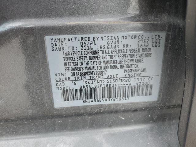 Photo 11 VIN: 3N1AB8BVXMY290817 - NISSAN SENTRA 