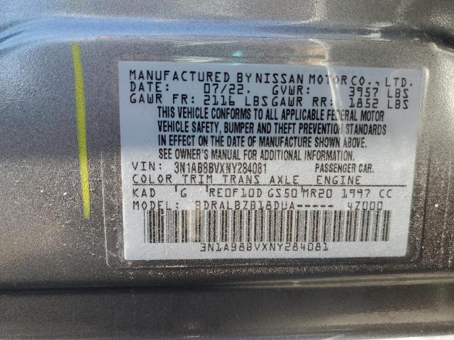 Photo 11 VIN: 3N1AB8BVXNY284081 - NISSAN SENTRA S 