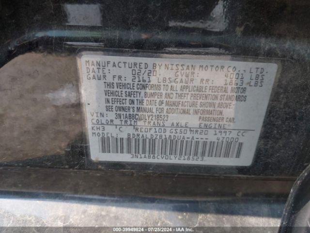 Photo 8 VIN: 3N1AB8CV0LY218523 - NISSAN SENTRA 