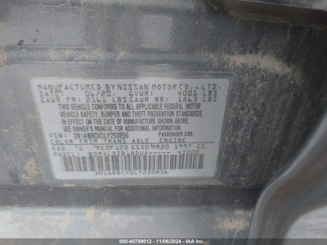 Photo 8 VIN: 3N1AB8CV0LY250856 - NISSAN SENTRA 