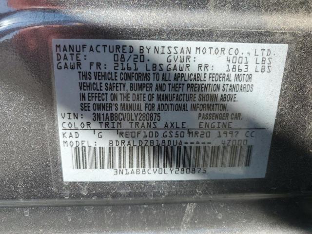 Photo 11 VIN: 3N1AB8CV0LY280875 - NISSAN SENTRA SV 