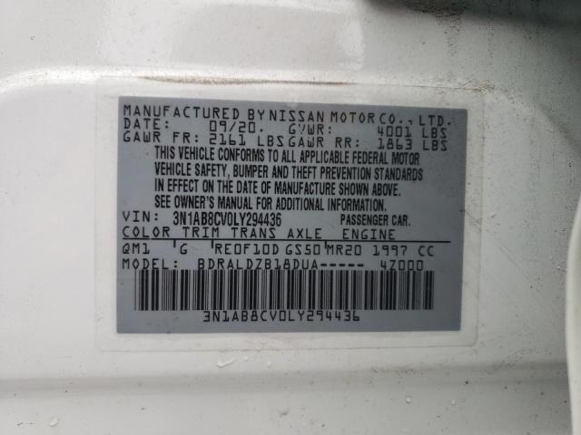 Photo 11 VIN: 3N1AB8CV0LY294436 - NISSAN SENTRA SV 