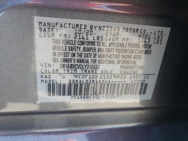 Photo 11 VIN: 3N1AB8CV0LY310697 - NISSAN SENTRA SV 