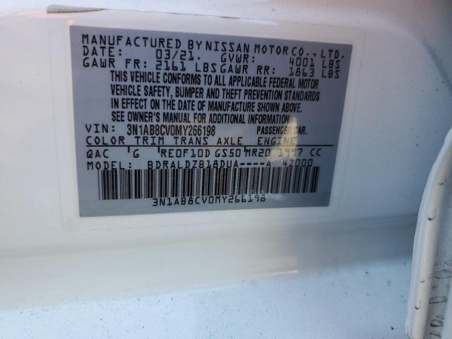 Photo 11 VIN: 3N1AB8CV0MY266198 - NISSAN SENTRA SV 