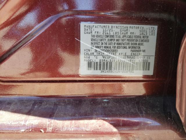 Photo 9 VIN: 3N1AB8CV0NY208951 - NISSAN SENTRA SV 