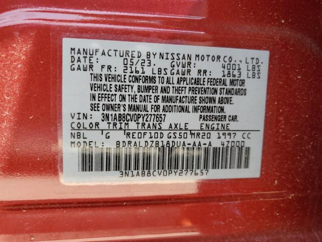 Photo 11 VIN: 3N1AB8CV0PY277657 - NISSAN SENTRA 